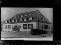42579 W5628 Heiligenhaus b Velbert GLASNEGATIV Hotel-Restaurant Parkhaus
