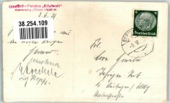 6622 Berwang 1939 Foto AK Gasthaus Pension Edelweiß
