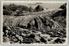 Glacier du Trient Pointe d`Orny Pointe des Ecandies Gletscher