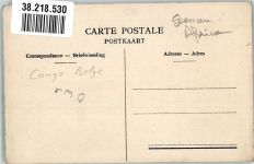 Kinshasa Léopoldville Foto AK Ort handschriftlich Belgisch Kongo