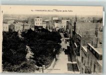 Casablanca Foto AK Quartier Jardin Public