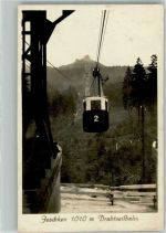 Jeschken Jested Foto AK Seilbahn