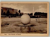 00100 Roma Rom Gebrauchsspuren Stadion Mussolini Brunnen