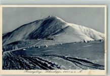 Brückenberg Karpacz Gorny 1930 Winter Riesengebirge Schneekoppe