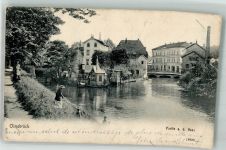 49074 W4500 Osnabrück 1905 Gebrauchsspuren An der Hase