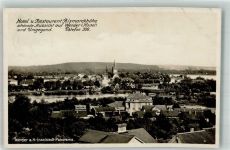 14542 O1512 Werder Havel Foto AK Hotel Bismarckhöhe Kirche