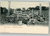 Solin Salona Foto AK Denkmal antico cimiterio