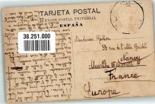 Santa Cruz de Tenerife 1909 Foto AK Pico de Teide Marke bildseitig