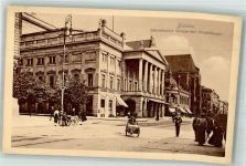 Breslau Wroclaw Foto AK Schweidnitzer Straße Stadttheater