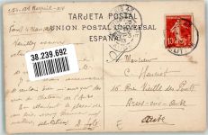 Sevilla 1913 Foto AK Alcazar Puerta Principal Marke bildseitig