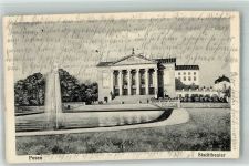 Posen Poznan 1914 Foto AK Stadttheater Feldpost WK I