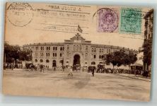 Madrid Gebrauchsspuren Plaza de Toros Marke bildseitig