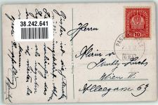 4780 Schärding Innere Stadt 1917 Foto AK Geschäft Stadtplatz