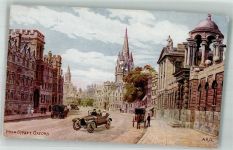 Oxford Künstlerkarte Auto High Street