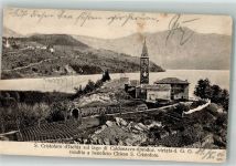 52020 Pergine Valdariano 1906 Foto AK Kirche S. Cristoforo