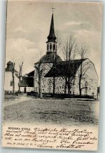 Stockholm 1905 Foto AK Kirche Bromma