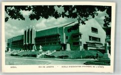 Rio de Janeiro Foto AK Denkmal Ecole dÉducation Physique de l´Armée
