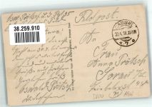 34117 W3500 Kassel , Hess 1918 - Postamt Straße Marktszene