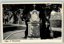 48291 W4404 Telgte Foto AK Marienlinde Heiligenbild Kreuz