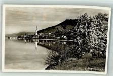 78354 W7767 Sipplingen Foto AK Panorama des Ortes mit Pfarrkirche St. Martin