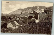 79588 W7859 Istein , Markgräflerl - Panorama des Ortes mit St. Michael Kirche