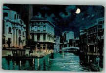 30100 Venezia 1925 Mondschein Canal Grande Ponte delle Guglie