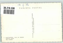 Santander Foto AK Omnibus Auto Denkmal Säule Hafen Rue Castelar