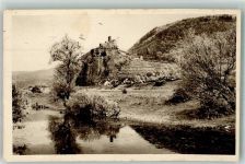 Strekov Schreckenstein 1930 Foto AK Burg Strekov