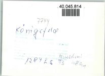 78126 W7744 Königsfeld im Schwarzwald FOTO KEINE AK Winter ist eingezogen