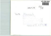 77756 W7613 Hausach , Schwarzwaldbahn FOTO KEINE AK Luftaufnahme