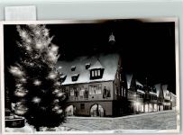 W7612 Haslach im Kinzigtal beleuchteter Weihnachtsbaum Weihnachten FOTO KEINE AK