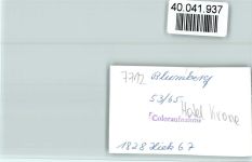 78176 W7712 Blumberg , Baden FOTO KEINE AK