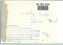 25859 W2251 Hooge , Hallig FOTO KEINE AK Blauer Pesel Innenaufnahme