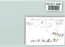 86473 W8907 Maria Vesperbild FOTO KEINE AK