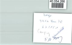 37449 W3421 Zorge FOTO KEINE AK Camping