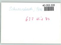 36145 W6417 Schwarzbach , Kr Hünfeld FOTO KEINE AK Innenaufnahme Gastraum