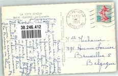 06150 Cannes 1960 Foto AK Auto La Croisette Cote d´Azur