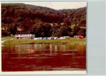 W3472 Beverungen Ruderboot Campingplatz Ruderboot FOTO KEINE AK