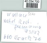 35216 W3560 Wallau , Lahn FOTO KEINE AK Hotel Restaurant Germania Innenaufnahme