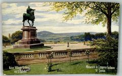 57000 Metz 1911 Künstlerkarte Denkmal Kaiser Wilhelm Wiedemanns-Künsterlkarte