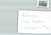 94249 W8373 Bodenmais FOTO KEINE AK Hotel Riederin