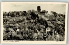 76131 W7500 Durlach Foto AK Turmberg mit Gasthaus Friedrichshöhe Fotograf Rolf Kellner Velten-Verlag Nr. 2207