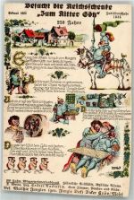 54536 W5563 Kröv Gebrauchsspuren Gasthaus Reichsschenke Zum Ritter Götz Humor