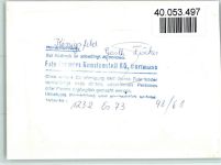 78126 W7744 Königsfeld im Schwarzwald FOTO KEINE AK Gasthaus Fischer Innenaufnahme Gastraum