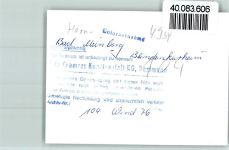 32805 W4934 Bad Meinberg FOTO KEINE AK Blindenkurheim