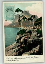Rio de Janeiro 1930 Foto AK Avenida Niemeyer Marke bildseitig