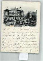 London 1901 Foto AK Denkmal Piccadilly Circus