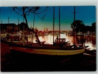 23669 W2408 Niendorf , Ostsee FOTO KEINE AK Abendstimmung im Hafen