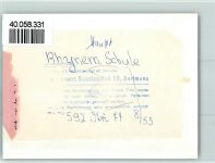 59063 W4700 Rhynern FOTO KEINE AK Hauptschule