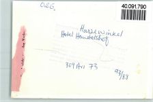 33428 W4834 Harsewinkel FOTO KEINE AK Hotel Handelshof